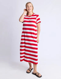 ELM_ADIRA DRESS STRIPE _ ADIRA DRESS STRIPE _ Ebony Boutique NZ