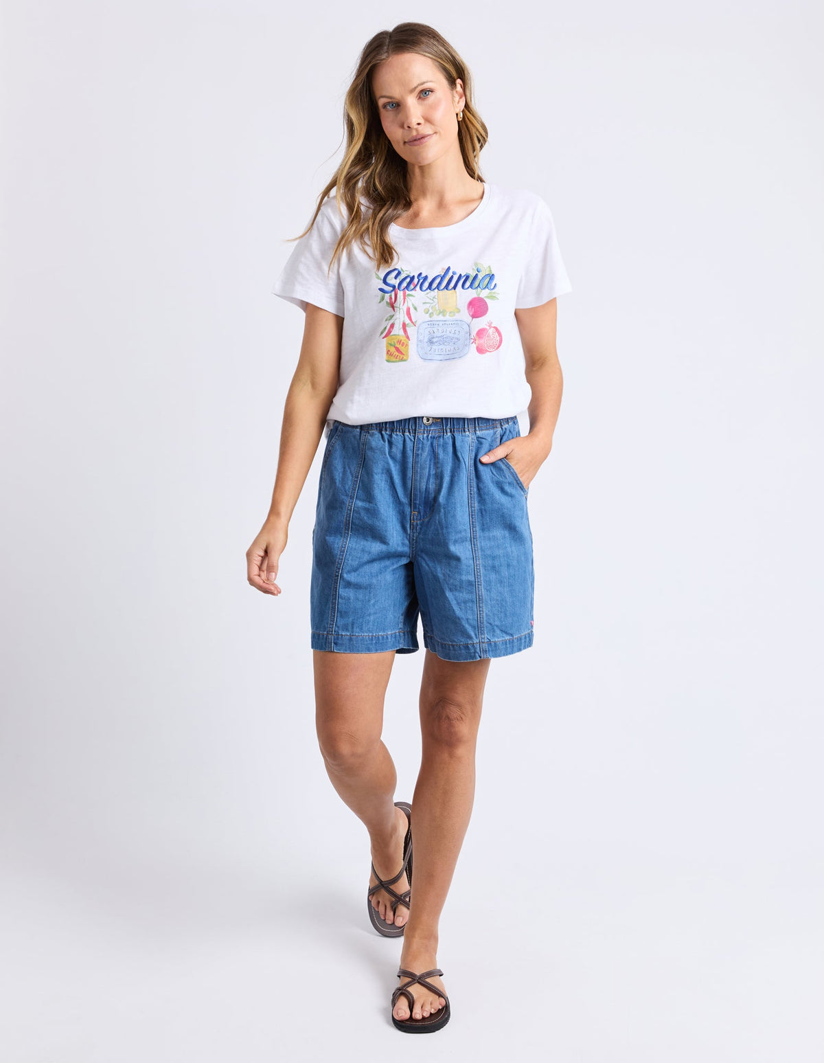 ELM_ALFRESCO TEE _ ALFRESCO TEE _ Ebony Boutique NZ