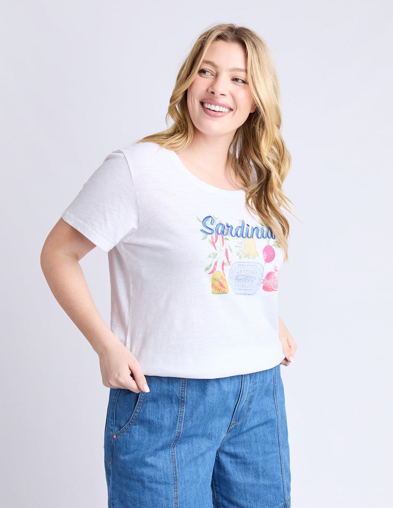 ELM_ALFRESCO TEE _ ALFRESCO TEE _ Ebony Boutique NZ