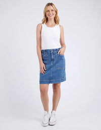 ELM_ATLAS DENIM SKIRT _ ATLAS DENIM SKIRT _ Ebony Boutique NZ