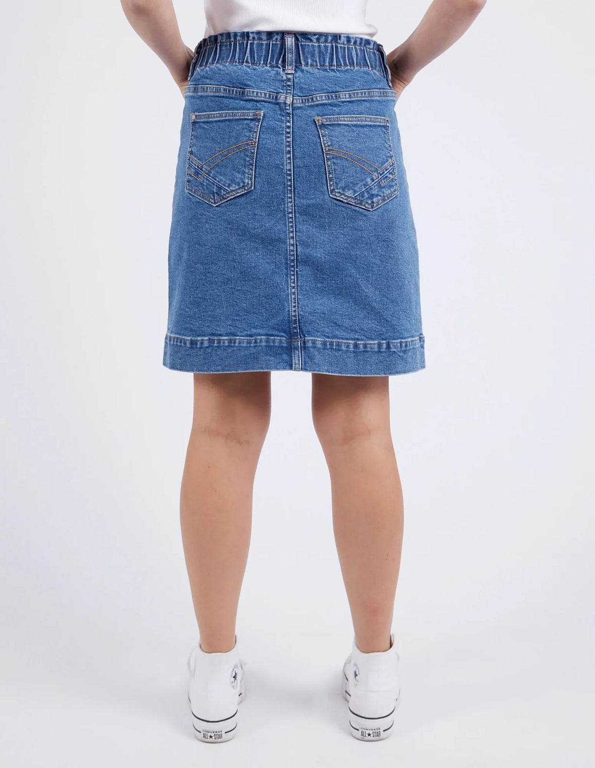 ELM_ATLAS DENIM SKIRT _ ATLAS DENIM SKIRT _ Ebony Boutique NZ