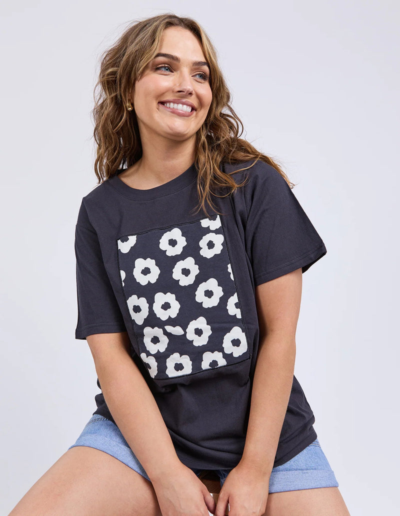 ELM_AZALEA TEE NAVY _ AZALEA TEE NAVY _ Ebony Boutique NZ