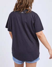 ELM_AZALEA TEE NAVY _ AZALEA TEE NAVY _ Ebony Boutique NZ