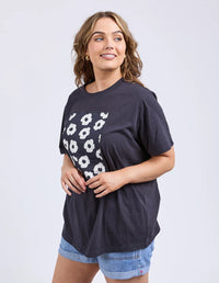 ELM_AZALEA TEE NAVY _ AZALEA TEE NAVY _ Ebony Boutique NZ