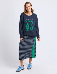 CETARA CREW NAVY_by_ELM_women's_in_New Zealand_ CETARA CREW NAVY _