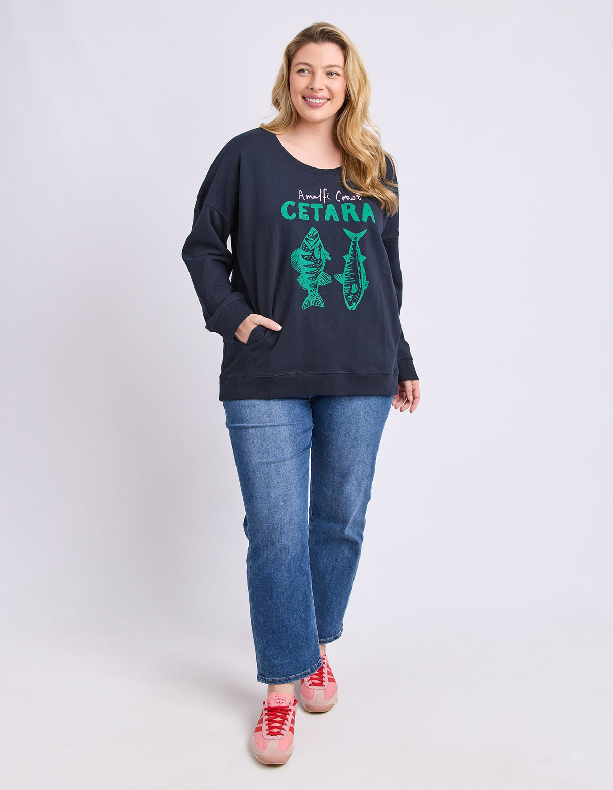 CETARA CREW NAVY_by_ELM_women's_in_New Zealand_ CETARA CREW NAVY _