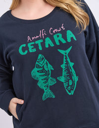 CETARA CREW NAVY_by_ELM_women's_in_New Zealand_ CETARA CREW NAVY _