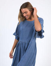 ELM_CHARLIE CHAMBRAY DRESS _ CHARLIE CHAMBRAY DRESS _ Ebony Boutique NZ