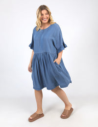 ELM_CHARLIE CHAMBRAY DRESS _ CHARLIE CHAMBRAY DRESS _ Ebony Boutique NZ