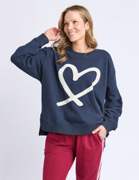 ELIN CREW NAVY_by_ELM_women's_in_New Zealand_ ANGLE _