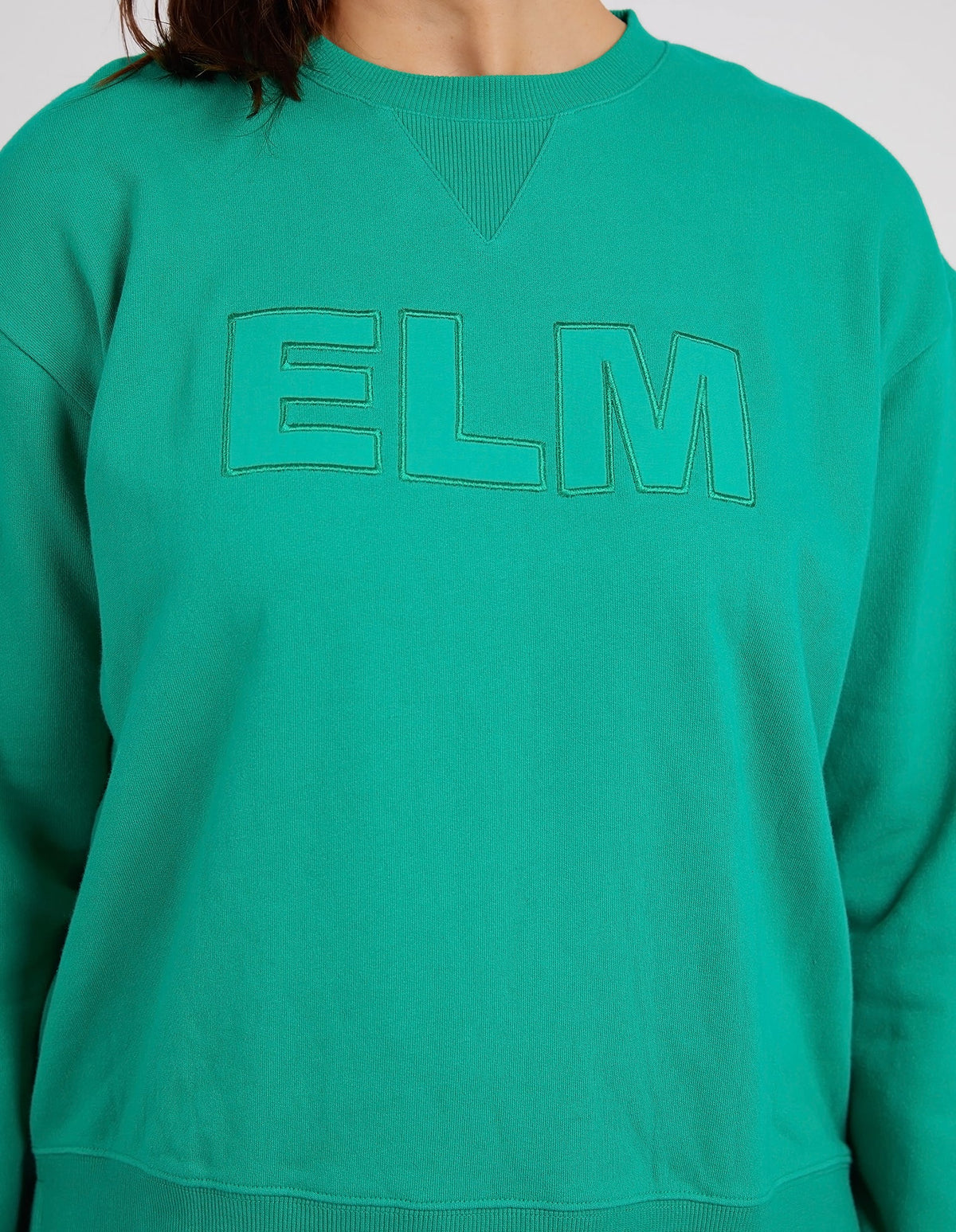 ELM_ELM APPLIQUE SWEAT _ ELM APPLIQUE SWEAT _ Ebony Boutique NZ