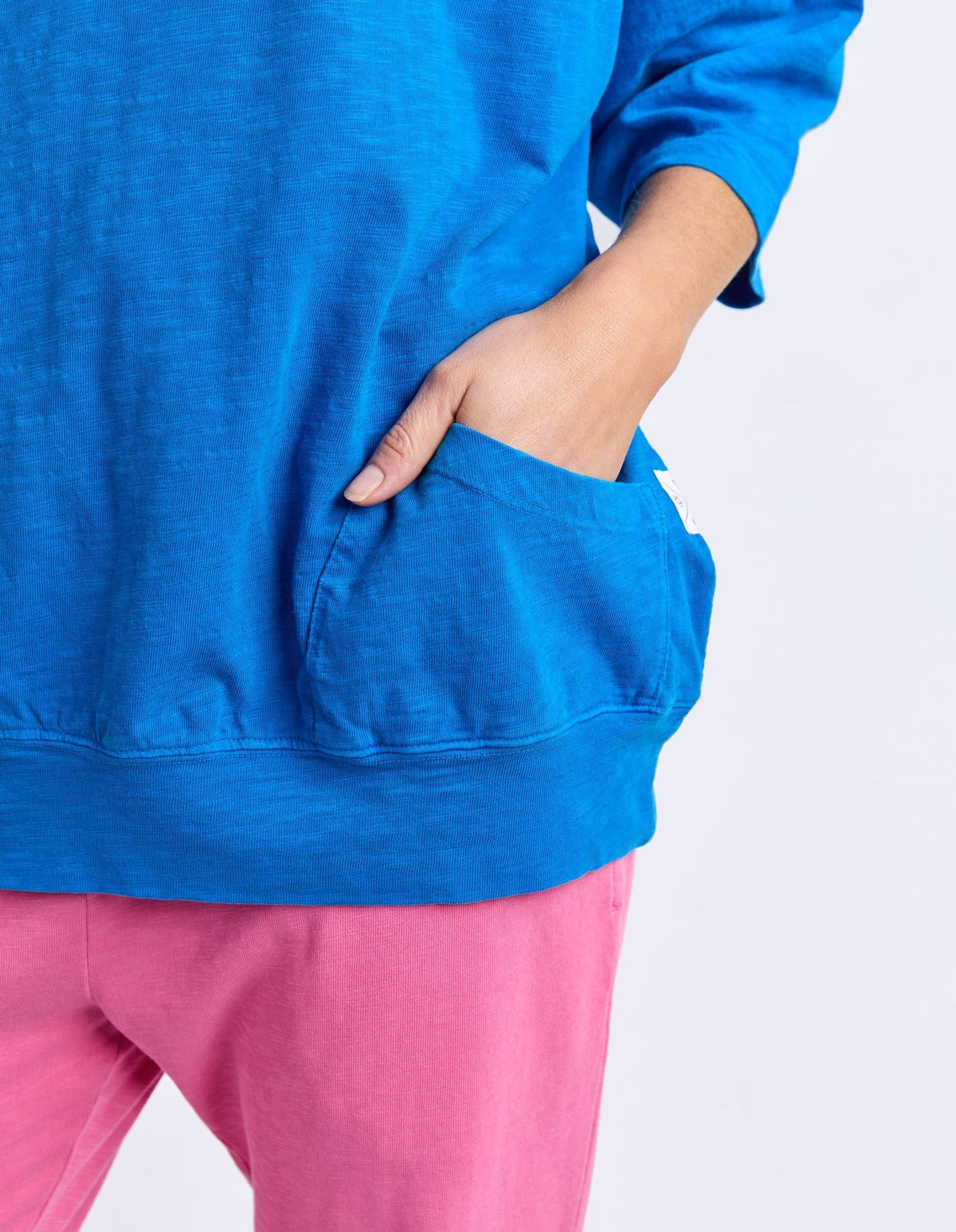 ELM MAZIE SWEAT ROYAL ROYAL BLUE_by_ELM_women's_in_New Zealand_ DETAIL _