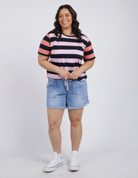 ELM_EMMA RELAXED DENIM SHORT MID BLUE _ EMMA RELAXED DENIM SHORT MID BLUE _ Ebony Boutique NZ