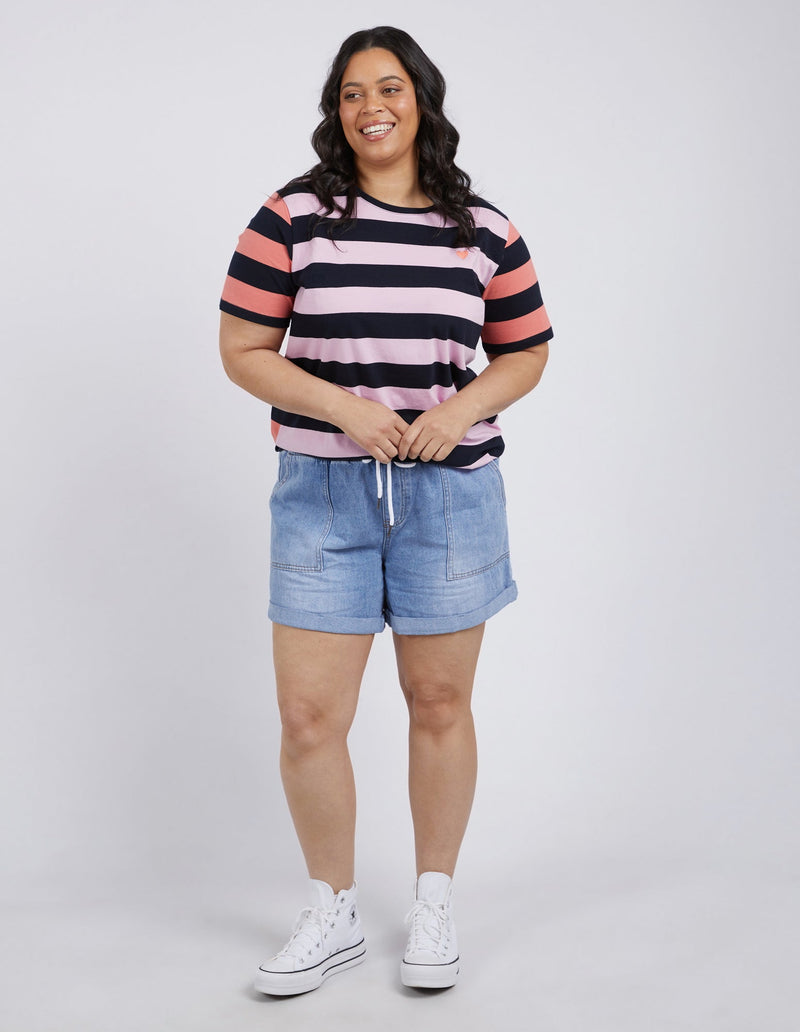 ELM_EMMA RELAXED DENIM SHORT MID BLUE _ EMMA RELAXED DENIM SHORT MID BLUE _ Ebony Boutique NZ