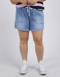 ELM_EMMA RELAXED DENIM SHORT MID BLUE _ EMMA RELAXED DENIM SHORT MID BLUE _ Ebony Boutique NZ