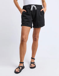ELM_EMMA RELAXED SHORT BLACK _ EMMA RELAXED SHORT BLACK _ Ebony Boutique NZ