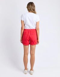 ELM_EMMA RELAXED SHORT POPPY _ EMMA RELAXED SHORT POPPY _ Ebony Boutique NZ