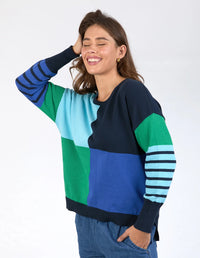 ELM_FERN MIXED KNIT _ FERN MIXED KNIT _ Ebony Boutique NZ