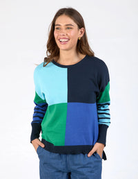 ELM_FERN MIXED KNIT _ FERN MIXED KNIT _ Ebony Boutique NZ