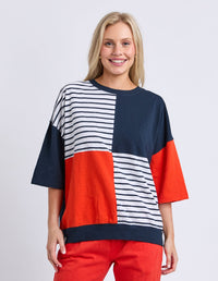 FIG SWEAT MULTI_by_ELM_women's_in_New Zealand_ FEATURED / FRONT _