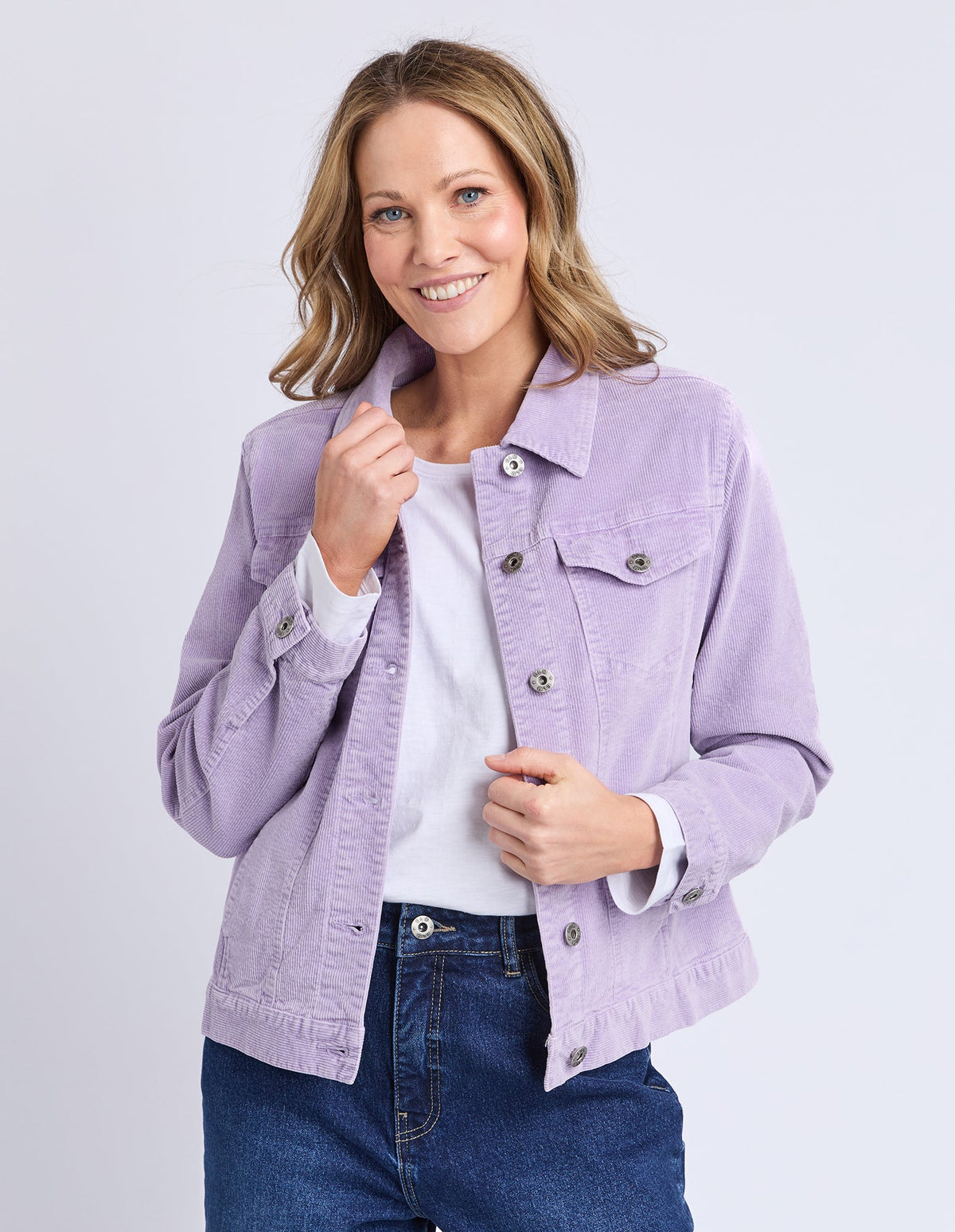 FLEUR CORD JACKET_by_ELM_women's_in_New Zealand_ FLEUR CORD JACKET _