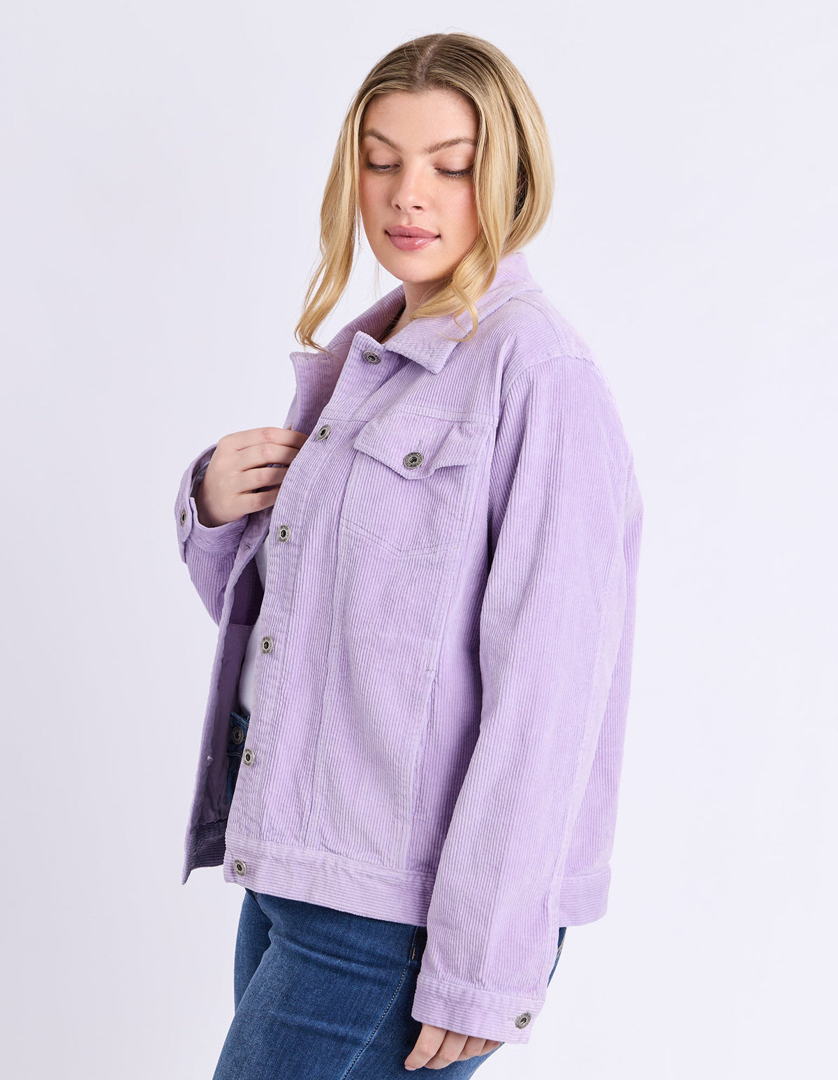 FLEUR CORD JACKET_by_ELM_women's_in_New Zealand_ FLEUR CORD JACKET _