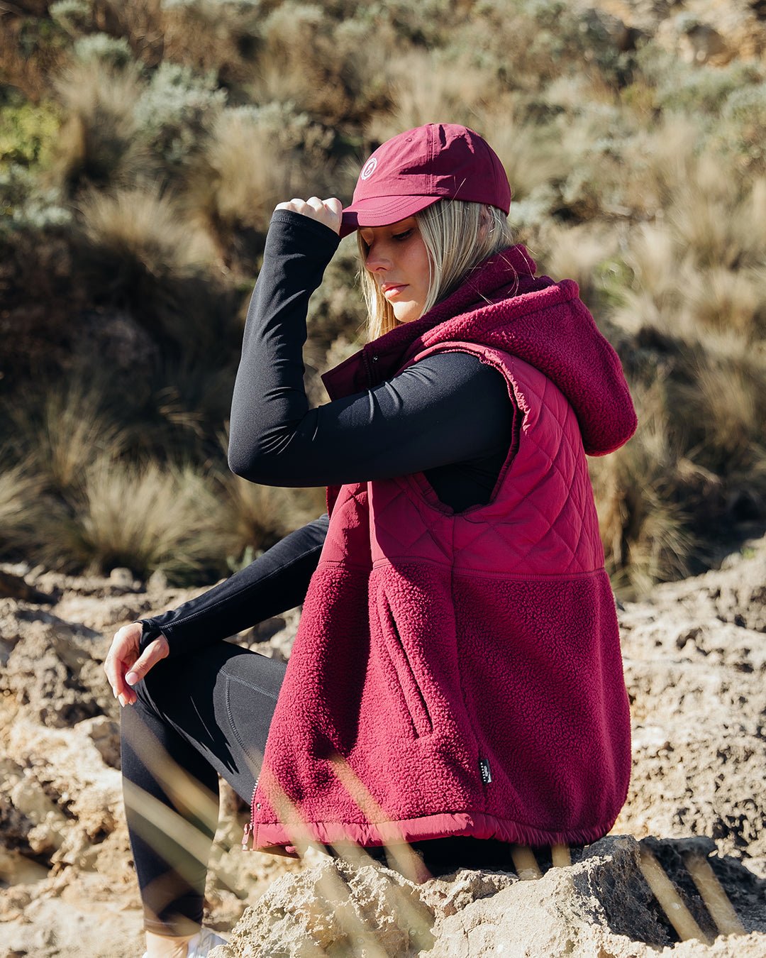 FREEDOM CAP PLUM_by_ELM_women's_in_New Zealand_ FREEDOM CAP PLUM _