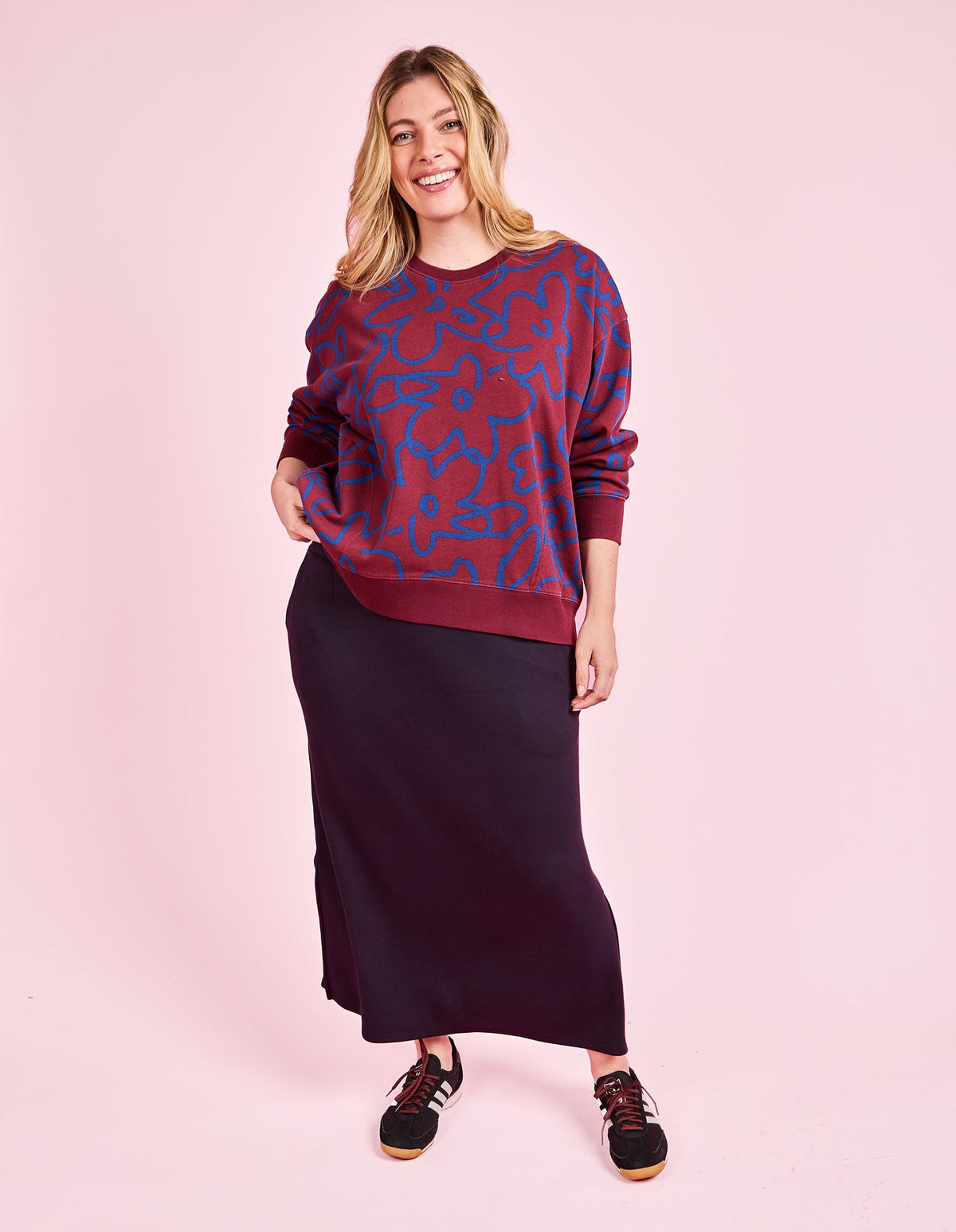 FREEDOM FLORAL CREW_by_ELM_women's_in_New Zealand_ FREEDOM FLORAL CREW _