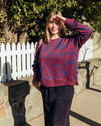 FREEDOM FLORAL CREW_by_ELM_women's_in_New Zealand_ FREEDOM FLORAL CREW _