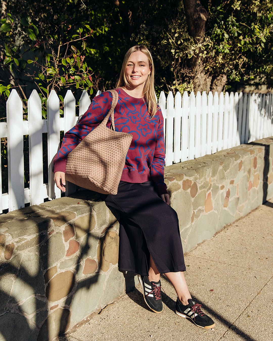 FREEDOM FLORAL CREW_by_ELM_women's_in_New Zealand_ FREEDOM FLORAL CREW _