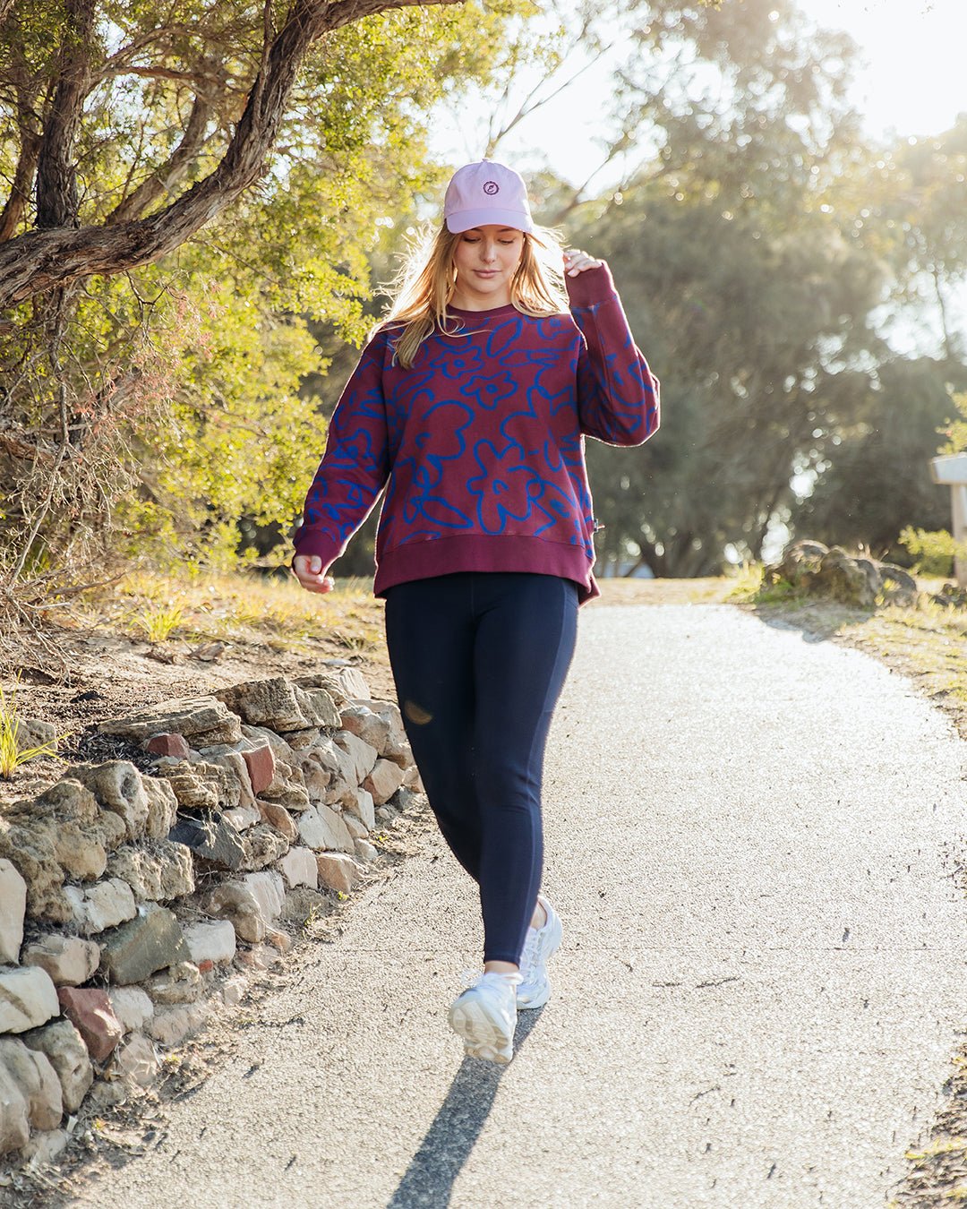 FREEDOM FLORAL CREW_by_ELM_women's_in_New Zealand_ FREEDOM FLORAL CREW _
