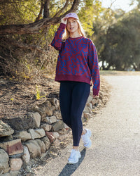FREEDOM FLORAL CREW_by_ELM_women's_in_New Zealand_ FREEDOM FLORAL CREW _