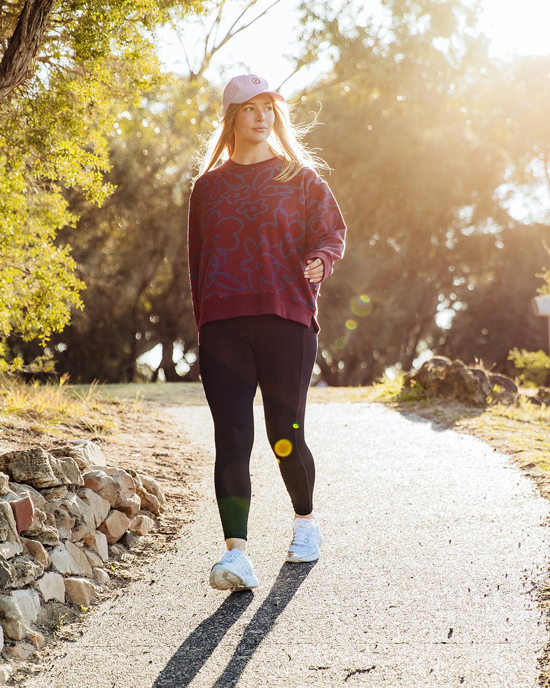 FREEDOM FLORAL CREW_by_ELM_women's_in_New Zealand_ FREEDOM FLORAL CREW _