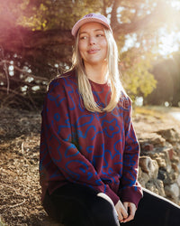 FREEDOM FLORAL CREW_by_ELM_women's_in_New Zealand_ FREEDOM FLORAL CREW _