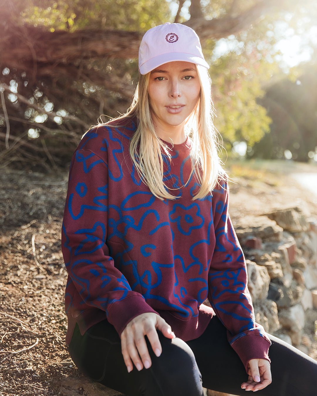 FREEDOM FLORAL CREW_by_ELM_women's_in_New Zealand_ FREEDOM FLORAL CREW _