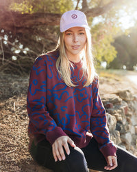 FREEDOM FLORAL CREW_by_ELM_women's_in_New Zealand_ FREEDOM FLORAL CREW _