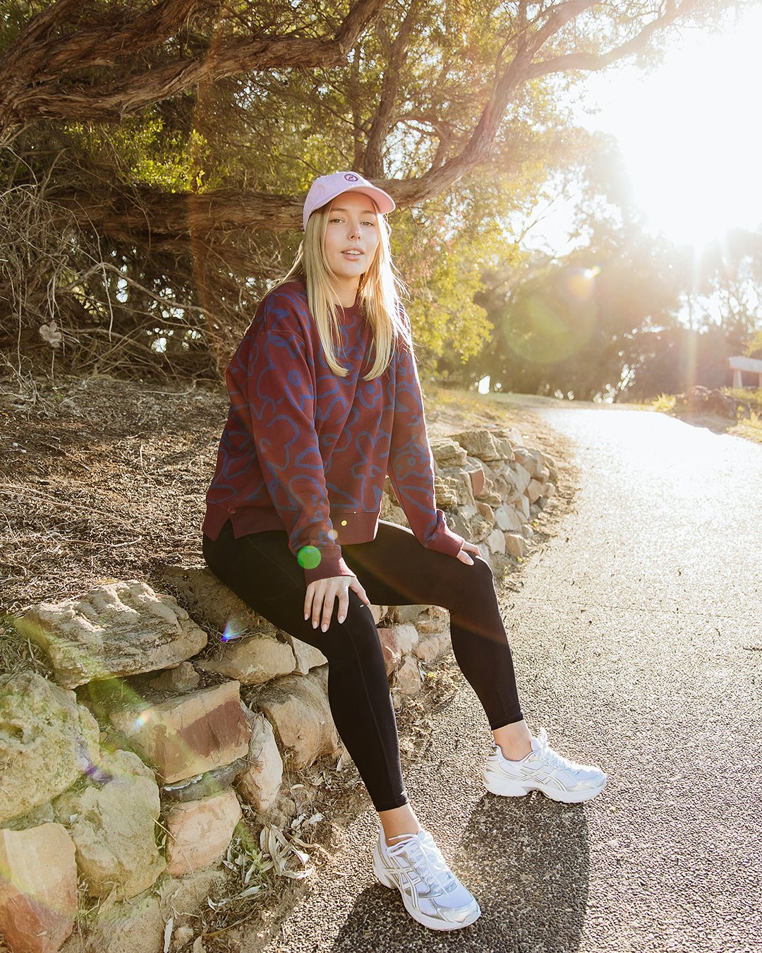 FREEDOM FLORAL CREW_by_ELM_women's_in_New Zealand_ FREEDOM FLORAL CREW _