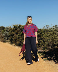FREEDOM FLORAL TEE_by_ELM_women's_in_New Zealand_ FREEDOM FLORAL TEE _