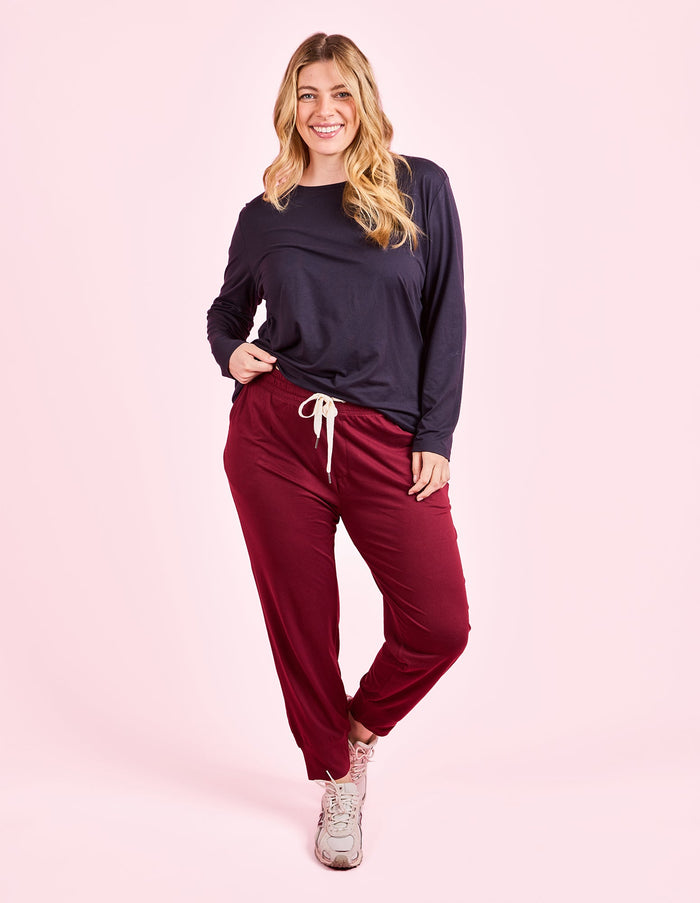 FREEDOM II PANT PLUM_by_ELM_women's_in_New Zealand_ FREEDOM II PANT PLUM _