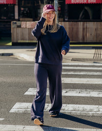 FREEDOM PANEL CREW MIDNIGHT_by_ELM_women's_in_New Zealand_ FREEDOM PANEL CREW MIDNIGHT _