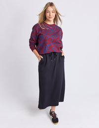 FREEDOM SKIRT MIDNIGHT_by_ELM_women's_in_New Zealand_ FREEDOM SKIRT MIDNIGHT _
