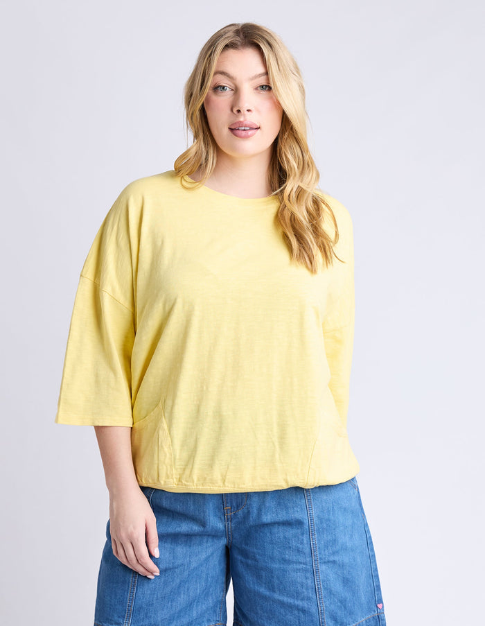 ELM_FUNDAMENTAL MAZIE SWEAT BANANA _ FUNDAMENTAL MAZIE SWEAT BANANA _ Ebony Boutique NZ