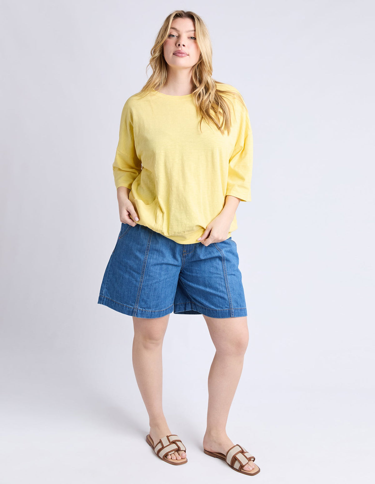 ELM_FUNDAMENTAL MAZIE SWEAT BANANA _ FUNDAMENTAL MAZIE SWEAT BANANA _ Ebony Boutique NZ