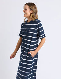 ELM_HALLI DRESS STRIPE _ HALLI DRESS STRIPE _ Ebony Boutique NZ
