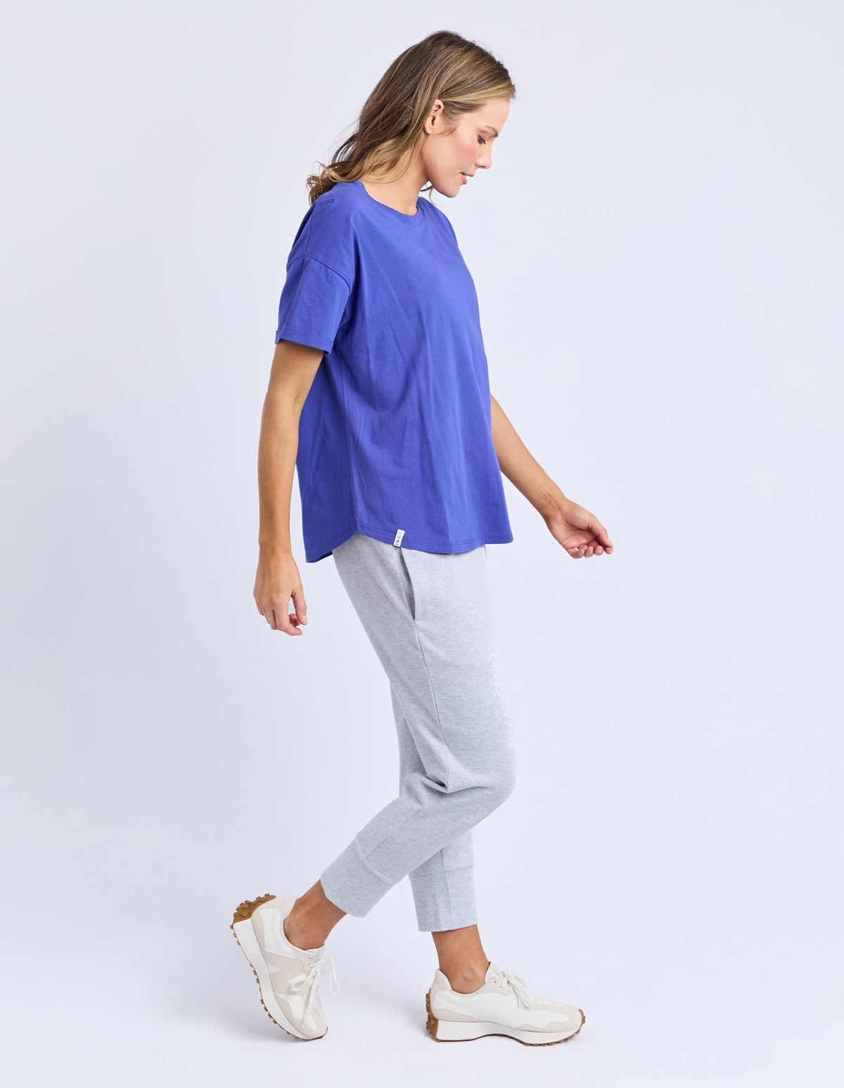ELM_HALLI SHORT SLEEVE TEE OCEAN BLUE _ HALLI SHORT SLEEVE TEE OCEAN BLUE _ Ebony Boutique NZ