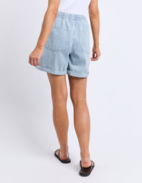 ELM_HOLLY STRIPE SHORT BLUE / WHITE STRIPE _ HOLLY STRIPE SHORT BLUE / WHITE STRIPE _ Ebony Boutique NZ