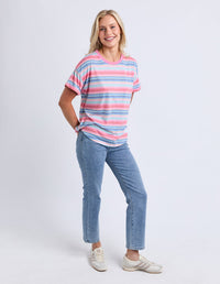 ICECREAM TEE STRIPE_by_ELM_women's_in_New Zealand_ ANGLE _