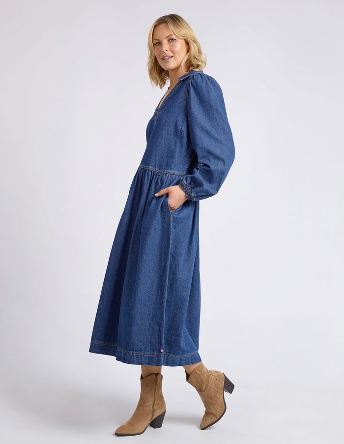 ELM_JOSEPHINE DENIM DRESS _ JOSEPHINE DENIM DRESS _ Ebony Boutique NZ