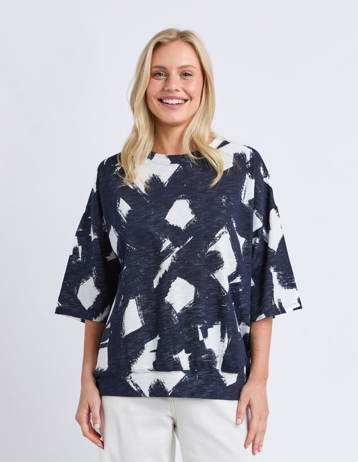 KLEE SWEAT ALL OVER PRINT MULTI_by_ELM_women's_in_New Zealand_ FEATURED / FRONT _