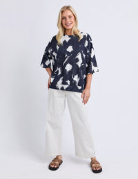 KLEE SWEAT ALL OVER PRINT MULTI_by_ELM_women's_in_New Zealand_ MODEL _